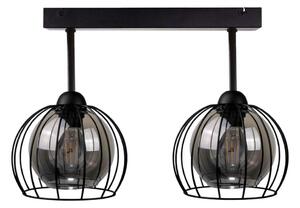 Lustră aplicată SOLO BLACK 2xE27/60W/230V