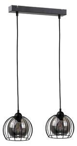 Lustră pe cablu SOLO BLACK 2xE27/60W/230V