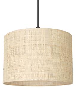 Lustră pe cablu RATTAN 1xE27/60W/230V d. 25 cm ratan