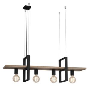Lustră pe cablu SHELF 4xE27/60W/230V