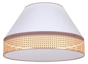 Duolla - Plafonieră AVIGNON 3xE27/15W/230V d. 60 cm albă/ratan
