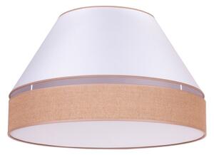 Duolla - Plafonieră AVIGNON 3xE27/15W/230V d. 60 cm albă/maro