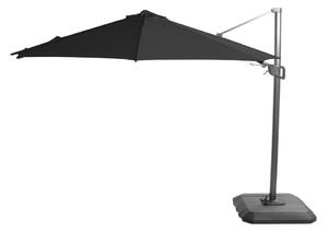 Umbrelă de soare neagră Hartman Deluxe, ø 350 cm, negru
