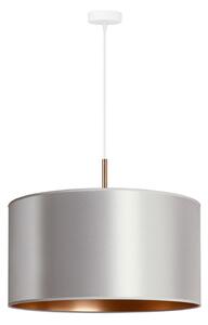 Duolla - Lustră pe cablu CANNES 1xE27/15W/230V d. 45 cm argintie/cupru