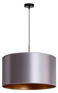 Duolla - Lustră pe cablu CANNES 1xE27/15W/230V d. 45 cm argintie/cupru