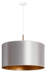 Duolla - Lustră pe cablu CANNES 1xE27/15W/230V d. 45 cm argintie/cupru