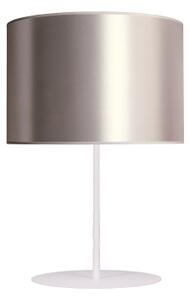 Lampă de masă Duolla CANNES 1xE14/15W/230V d. 20 cm argintiu/alb