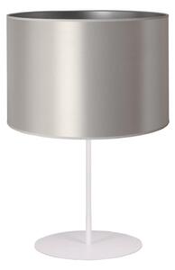 Lampă de masă Duolla CANNES 1xE14/15W/230V d. 20 cm argintiu/alb