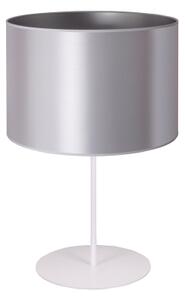 Lampă de masă Duolla CANNES 1xE14/15W/230V d. 20 cm argintiu/alb