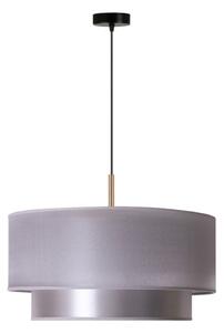 Duolla - Lustră pe cablu NANTES 1xE27/15W/230V d. 45 cm argintie/cupru
