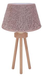 Lampă de masă Duolla BOUCLE 1xE27/15W/230V d. 28 cm maro/lemn