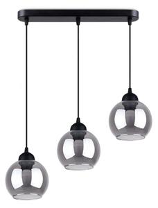 Lustră pe cablu ALINO 3xE27/60W/230V neagră Sollux SL.1142