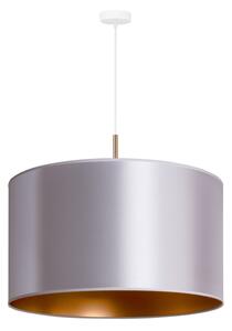 Duolla - Lustră pe cablu CANNES 1xE27/15W/230V d. 50 cm argintie/cupru