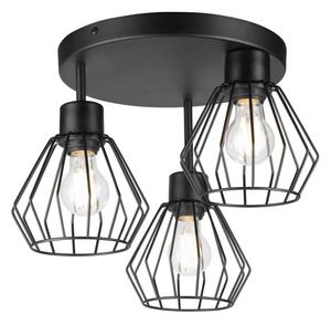 Lustră aplicată AUDREY 3xE27/60W/230V negru
