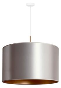 Duolla - Lustră pe cablu CANNES 1xE27/15W/230V d. 50 cm argintie/cupru