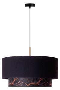 Duolla - Lustră pe cablu NANTES 1xE27/15W/230V d. 45 cm neagră/cupru