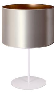 Lampă de masă Duolla CANNES 1xE14/15W/230V d. 20 cm argintiu/cupru/alb