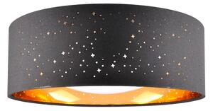 Plafonieră LED TULUZA LED/18W/230V d. 32 cm negru