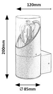 Aplică de exterior NOVIGRAD 1xE27/28W/230V IP54 Rabalux 7236
