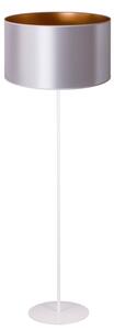 Lampadar Duolla CANNES 1xE27/15W/230V d. 45 cm argintiu/cupru/alb