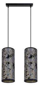 Lustră pe cablu AVALO 2xE27/60W/230V gri/negru