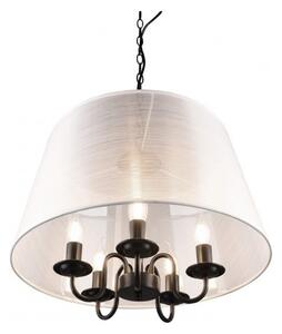 Reality - Candelabru LED pe lanț CIMA, 5x E14/40W/230V, gri