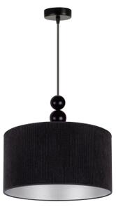 Lustră pe cablu Duolla LYON 1xE27/15W/230V d. 40 cm negru