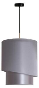 Duolla - Lustră pe cablu PARIS 1xE27/15W/230V d. 40 cm argintie/aurie