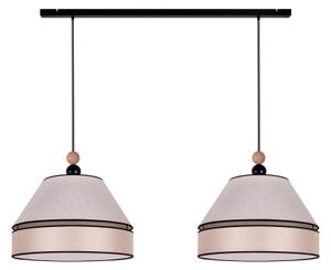 Duolla - Lustră pe cablu AVIGNON 2xE27/15W/230V bej
