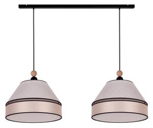 Duolla - Lustră pe cablu AVIGNON 2xE27/15W/230V bej