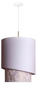 Duolla - Lustră pe cablu PARIS 1xE27/15W/230V d. 40 cm albă/bej