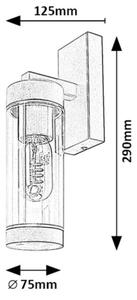 Lampă de perete de exterior KOLTA 1xE27/12W/230V IP44 Rabalux 7386