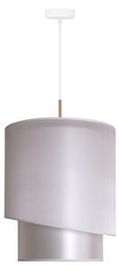 Duolla - Lustră pe cablu PARIS 1xE27/15W/230V d. 40 cm argintie/aurie