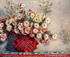 Reproducere Chrysanthemums, 1878, Claude Monet