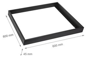 Cadru de metal pentru instalarea de panouri LED 600x600 mm negru