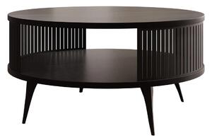 Măsuță de cafea Vitum, Negru, Metal, PAL laminat, 44cm, 18 kg