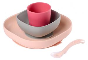 Set de vase pentru copii Pink 4 buc. Beaba