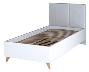 Pat Enofere 109Single, Alb, 90x200, PAL laminat, Somiera patSomiera pat, 10x21x10cm