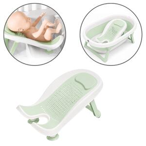 Suport baie bebe Kidizi EasyRinse 2 in 1 Mint – pentru spalarea bebelusului in chiuveta dupa schimbarea scutecului sau in cadita
