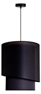 Duolla - Lustră pe cablu PARIS 1xE27/15W/230V d. 40 cm neagră/aurie