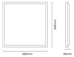 Panou LED 40W 230V 4000K 60x60 cm