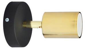 LED Spot de perete TUNE 1xGU10/4,8W/230V auriu/negru
