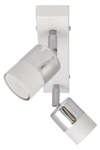 Spot LED TUBSSON 2xGU10/4,8W/230V alb/crom lucios