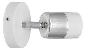 Spot LED de perete TUBSSON 1xGU10/4,8W/230V alb/crom lucios