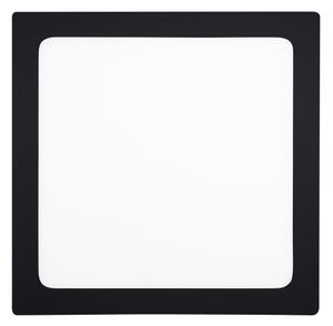 Plafonieră LED/24W/230V 3000/4000/6000K negru pătrat Solight WD175-B