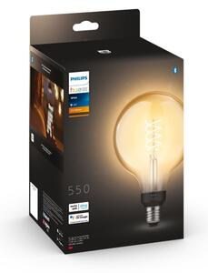 Bec LED dimabil Philips Hue WHITE FILAMENT G125 E27/7W/230V 2100K
