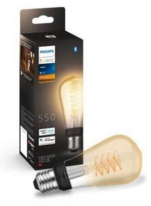 Bec LED dimabil Philips Hue WHITE FILAMENT ST64 E27/7W/230V 2100K