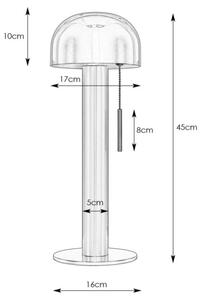 Lampă de masă COSTA 2xG9/18W/230V negru/auriu Markslöjd 108576