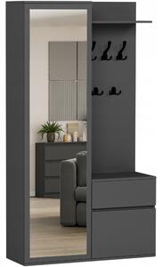 Set mobilier hol Viliana (antracit) (cu oglindă). Promo -14%. 1151902