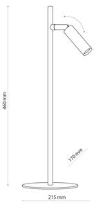 Lampă LED de birou LAGOS 1xG9/6W/230V 4000K albă